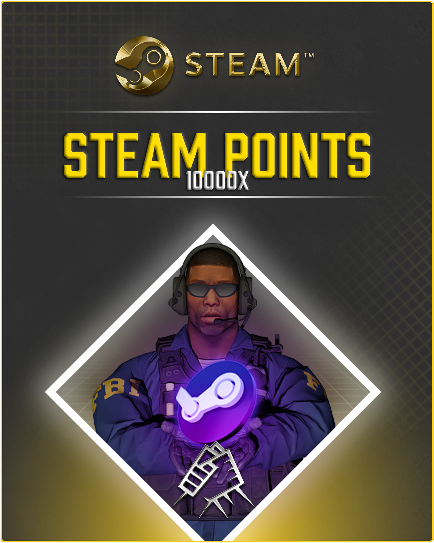 10.000 Steam Points
